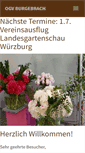 Mobile Screenshot of ogv-burgebrach.de